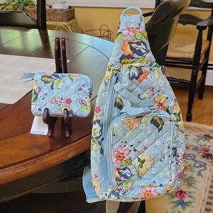 Vera Bradley Mini Sling Backpack & Coin Purse NWT